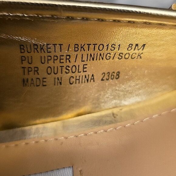 BRAND NEW STEVE MADDEN BALLET WITH STRAP CHIC GOLD MARY JANE - Picture 5 of 14